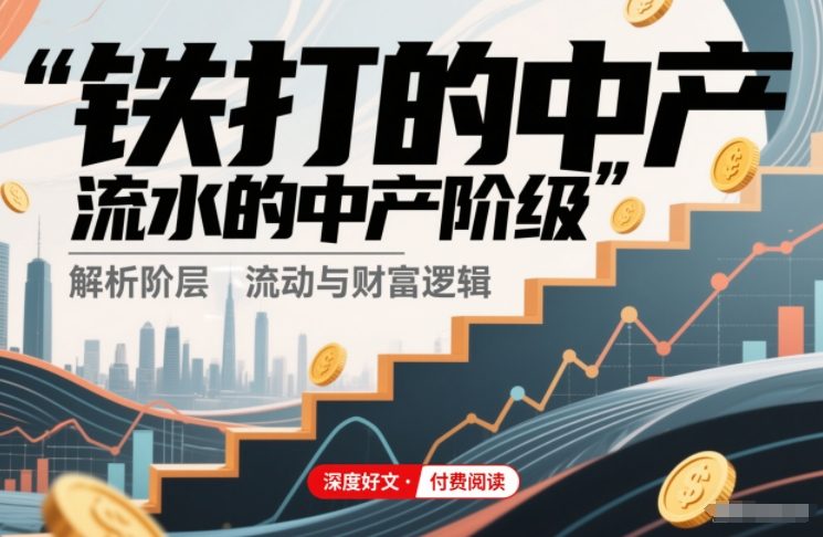 付费文章：铁打的中产，流水的中产阶级-小目标云网创