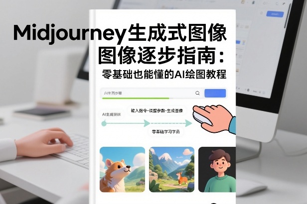 Midjourney生成式图像逐步指南：零基础也能懂的AI绘图教程-小目标云网创